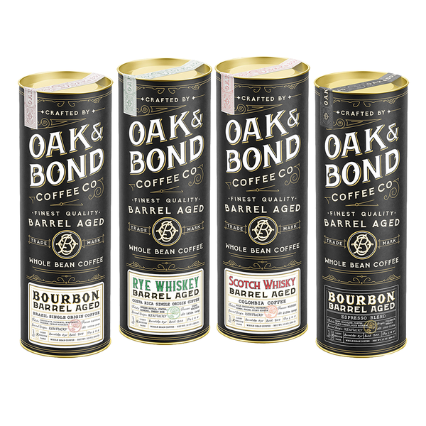 Oak & Bond Coffee Ultimate Whiskey Barrel Aged Coffee Bundle