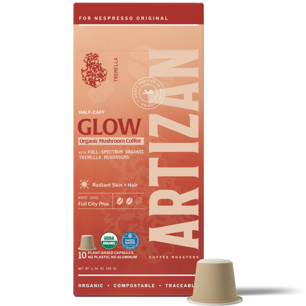 Artizan Coffee Roasters Organic Mushroom Tremella Half Caffeinated