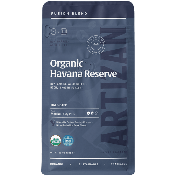 Artizan Coffee Roasters Organic Havana Reserve Rum Barrel Aged