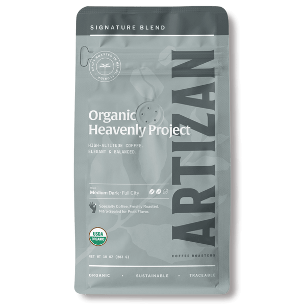 Artizan Coffee Roasters Organic Heavenly Project High Altitude Blend