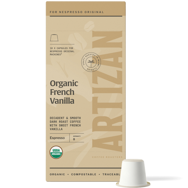 Artizan Coffee Roasters Organic French Vanilla