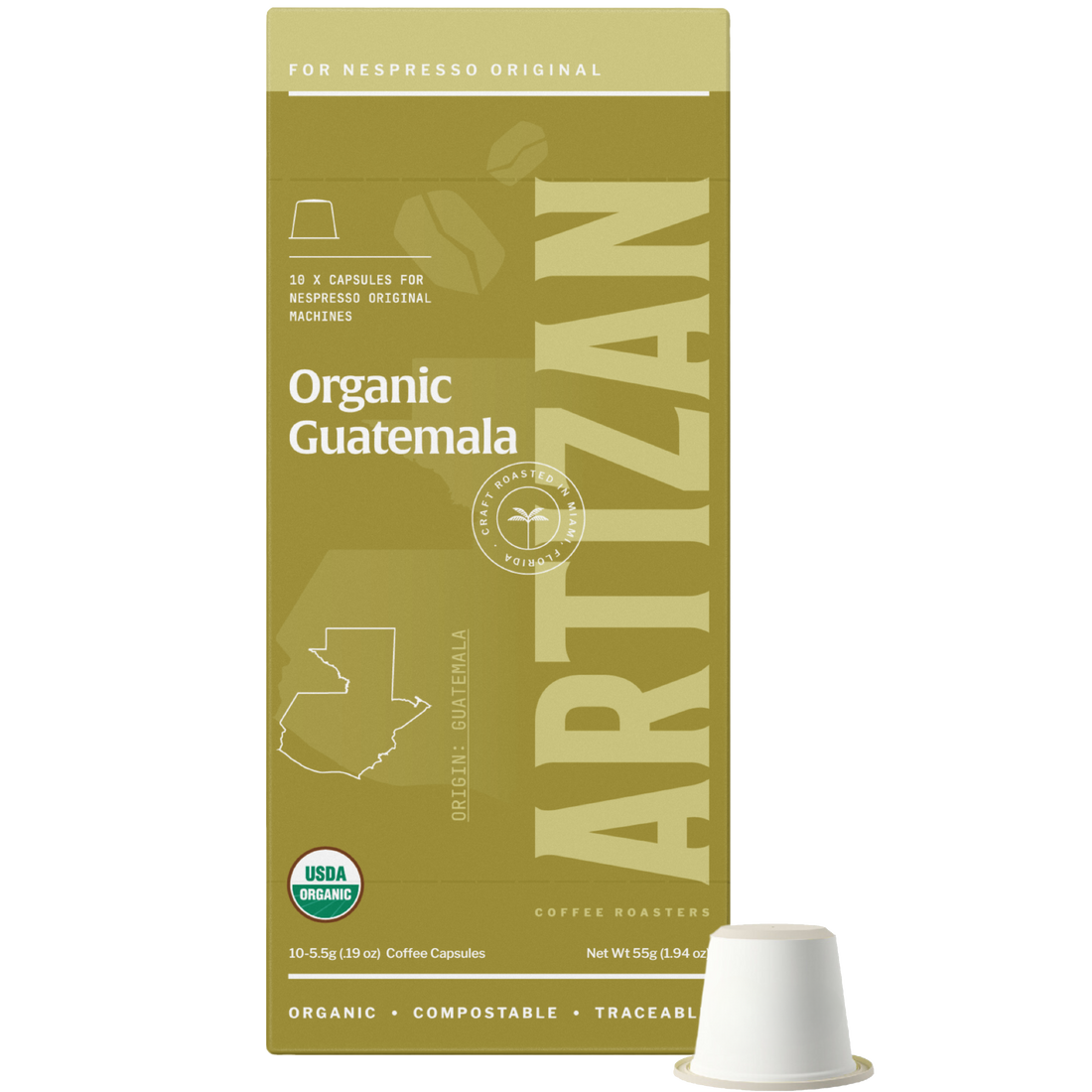 Artizan Coffee Roasters Organic Guatemala Robusta