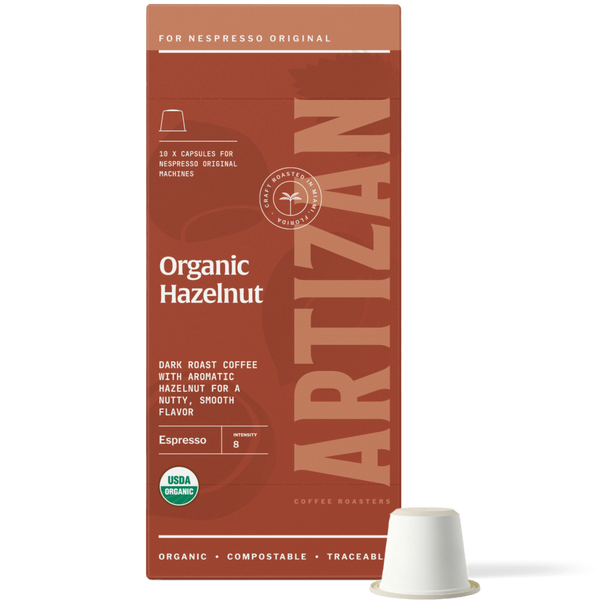 Artizan Coffee Roasters Organic Hazelnut