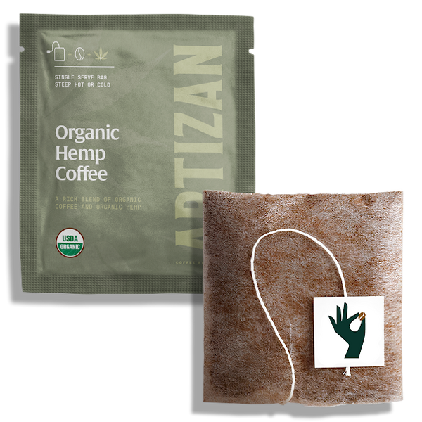 Artizan Coffee Roasters Organic Hemp Coffee Singles