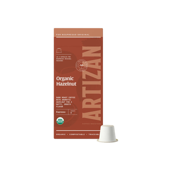 Artizan Coffee Roasters Organic Hazelnut