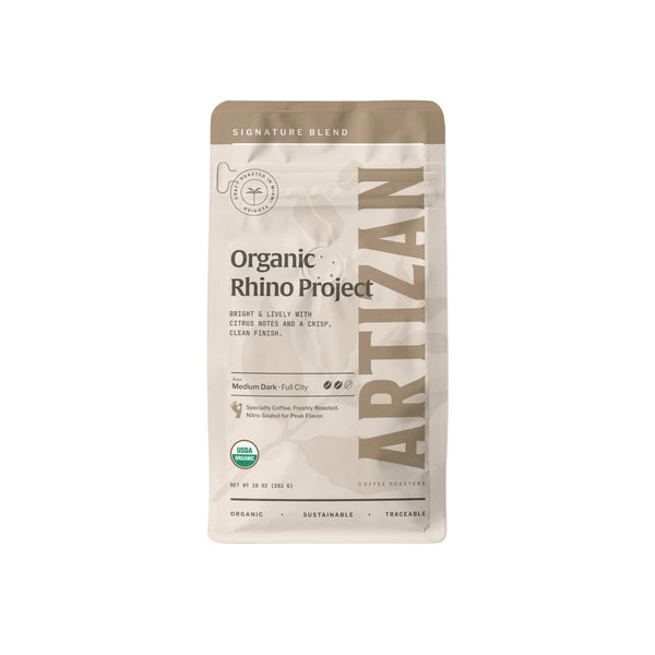 Artizan Coffee Roasters Organic Rhino Project